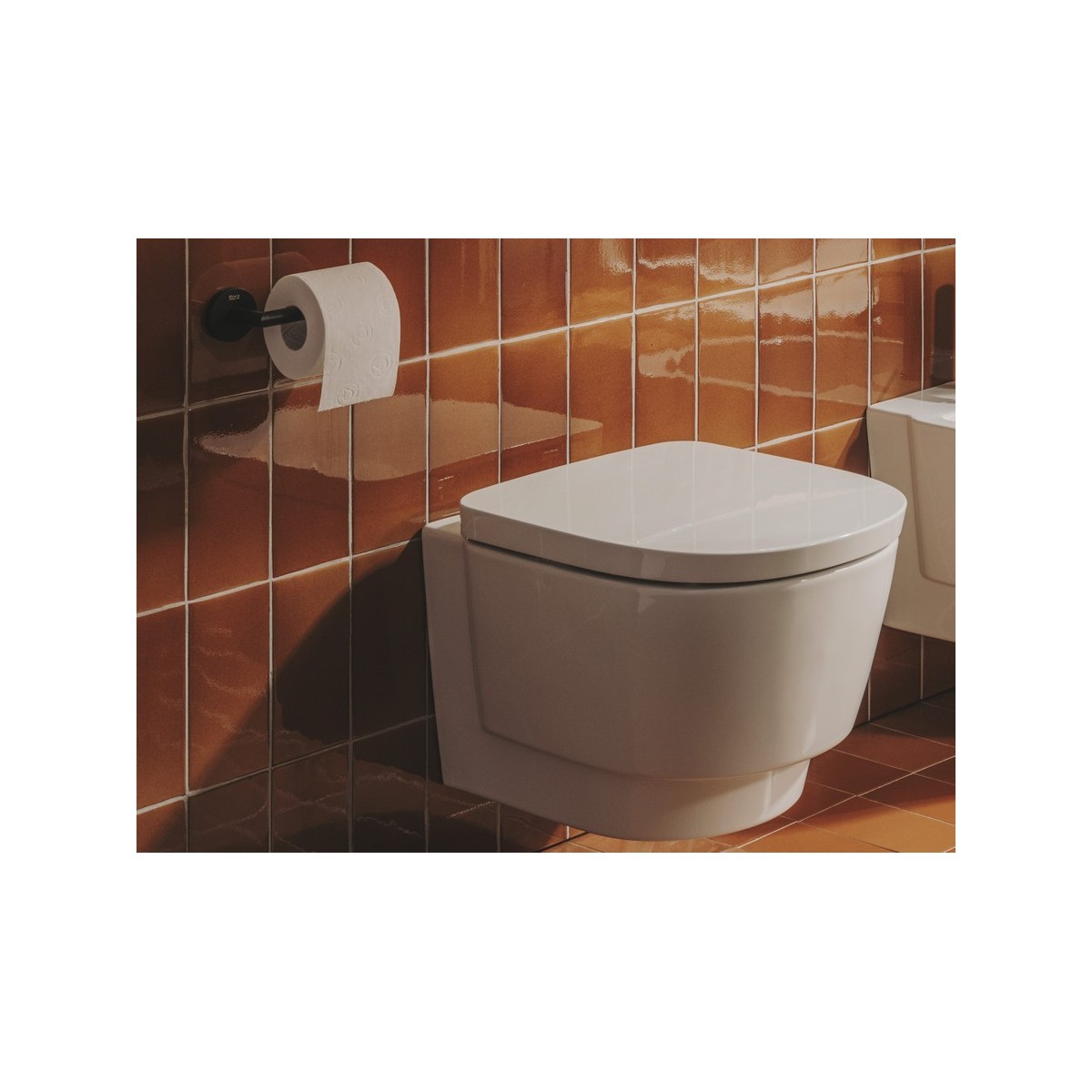 Porte-Papier Rouleau Noir Mat Hotel'S Round - Roca A817582C40 