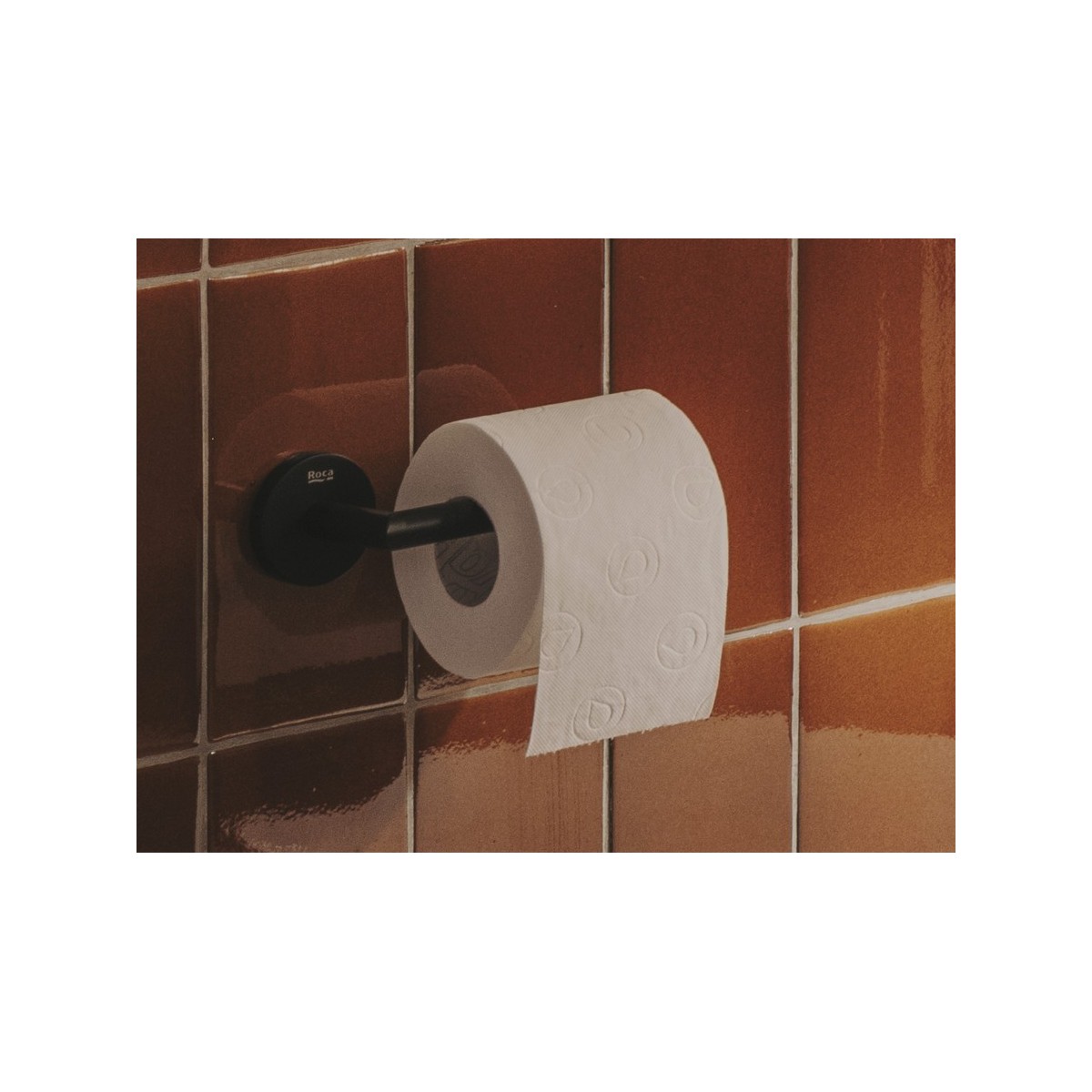 Porte-Papier Rouleau Noir Mat Hotel'S Round - Roca A817582C40 