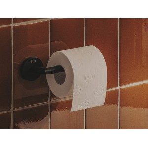 Porte-Papier Rouleau Noir Mat Hotel'S Round - Roca A817582C40 