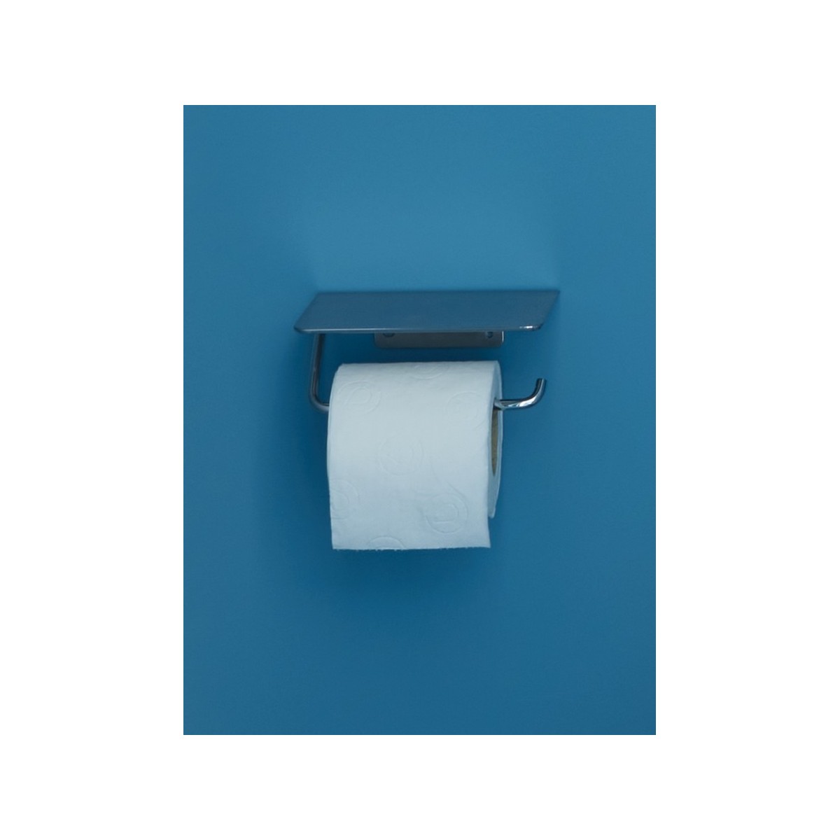 Victoria square porte-papier avec couvercle chromé - ROCA A817889C00 