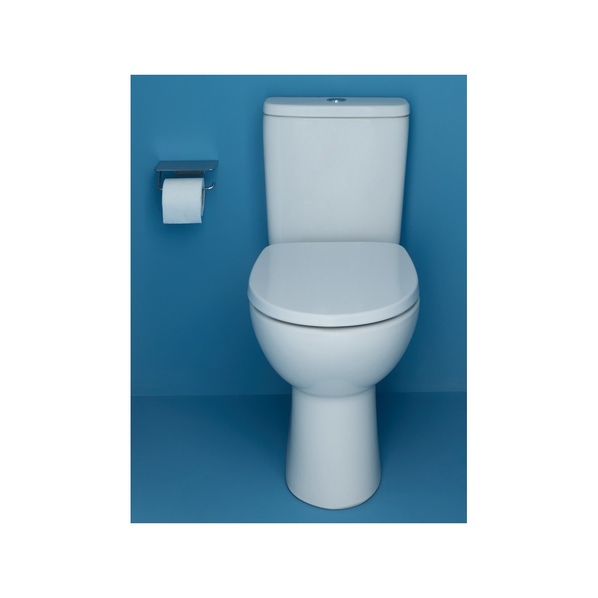 Victoria square porte-papier avec couvercle chromé - ROCA A817889C00 