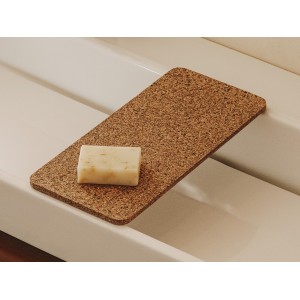 Tura petit panier en feutre recyclé avec couvercle en liège 335x165mm - ROCA A818025N10 