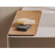 Tura petit panier en feutre recyclé avec couvercle en liège 335x165mm - ROCA A818025N10 