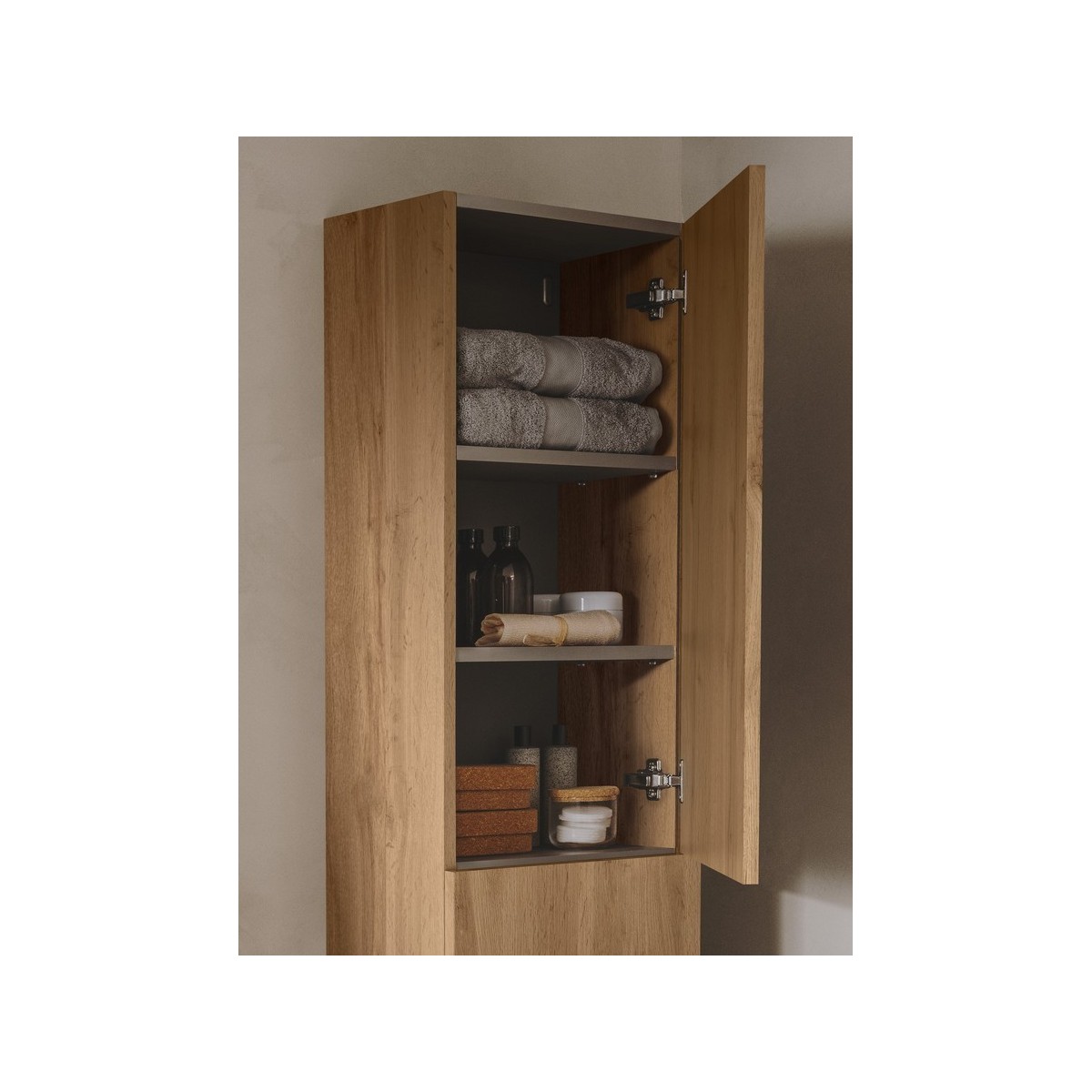 Extra colonne 2 portes 150x35x25 noyer - ROCA A857702517 