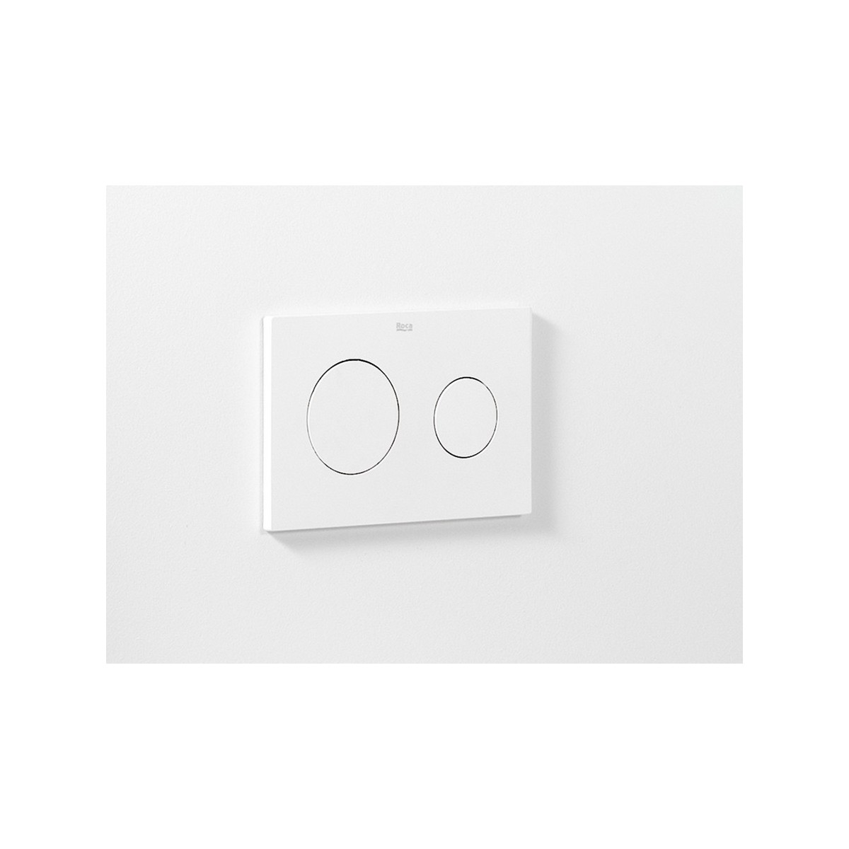 Plaque de commande avec double chasse Pl10 One Dual Blanc Mat - ROCA A890189207 