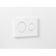 Plaque de commande avec double chasse Pl10 One Dual Blanc Mat - ROCA A890189207 