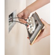 Ps3 double pour bâti-support duplo s rose gold - ROCA A8902233RG 