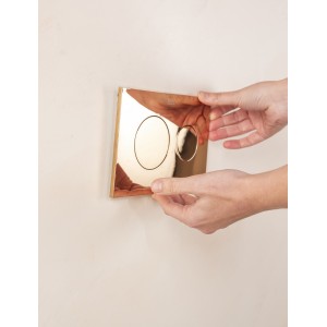 Ps3 double pour bâti-support duplo s rose gold - ROCA A8902233RG 