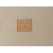 Ps3 double pour bâti-support duplo s rose gold - ROCA A8902233RG 