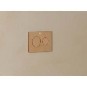 Ps3 double pour bâti-support duplo s rose gold - ROCA A8902233RG 