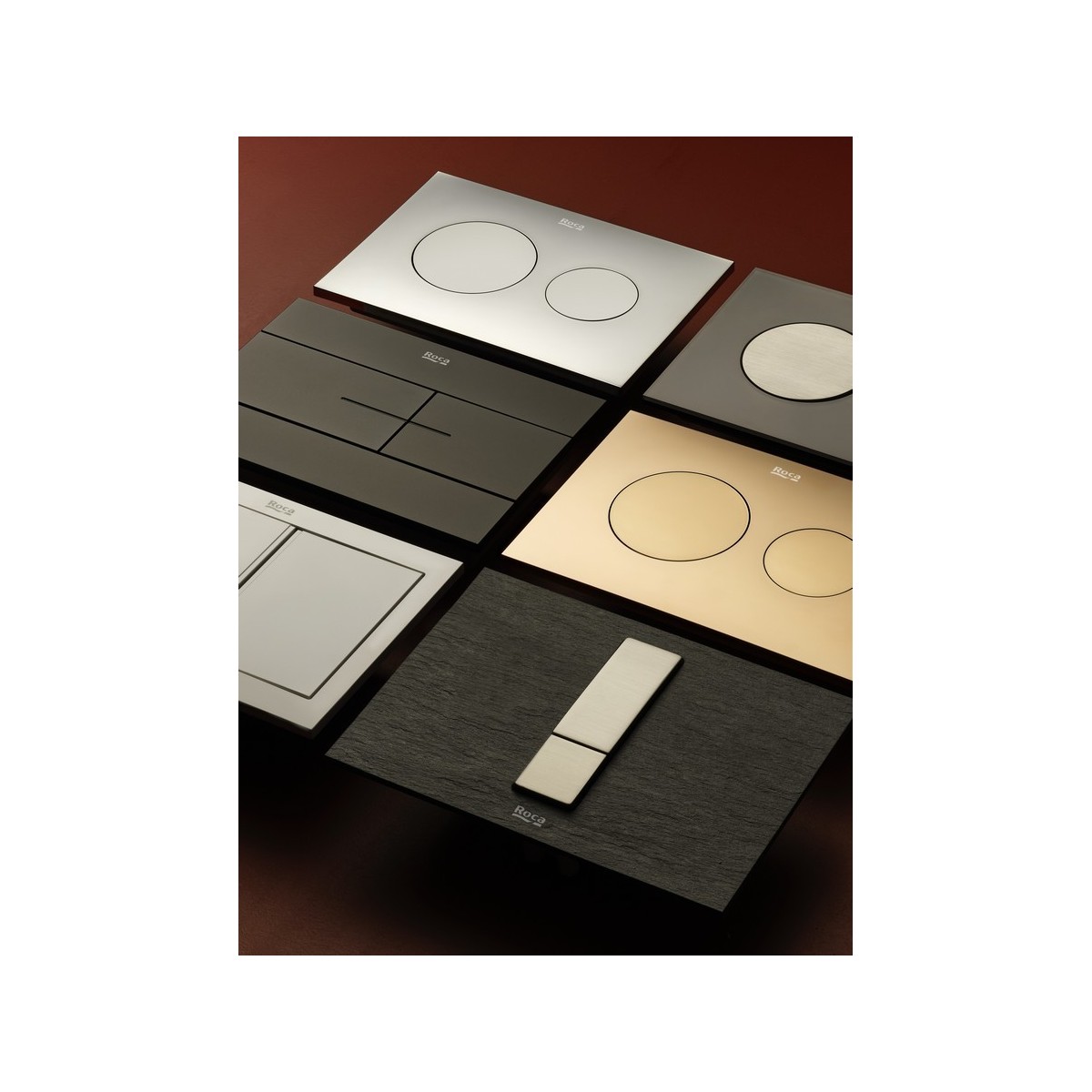 Ps4 boutons pour combiner avec panneau frontal ps4 acier inoxydable brossé - ROCA A890421304 