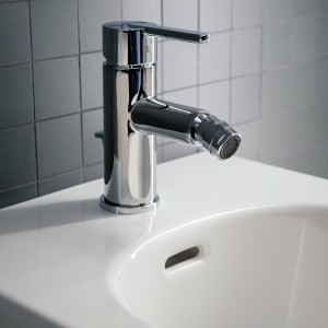 Lua mitigeur de bidet bec fixe 110mm chromé - LAUFEN H3410810041141 