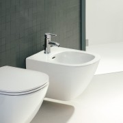 Lua mitigeur de bidet bec fixe 110mm chromé - LAUFEN H3410810041141 