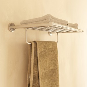 Niara porte-serviette de réserve pvd couleur inox 553x302x134 mm - LAUFEN H3810621610031 