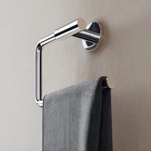 Niara porte-serviette anneau chromé 226x72x164 mm - LAUFEN H3810640040001 