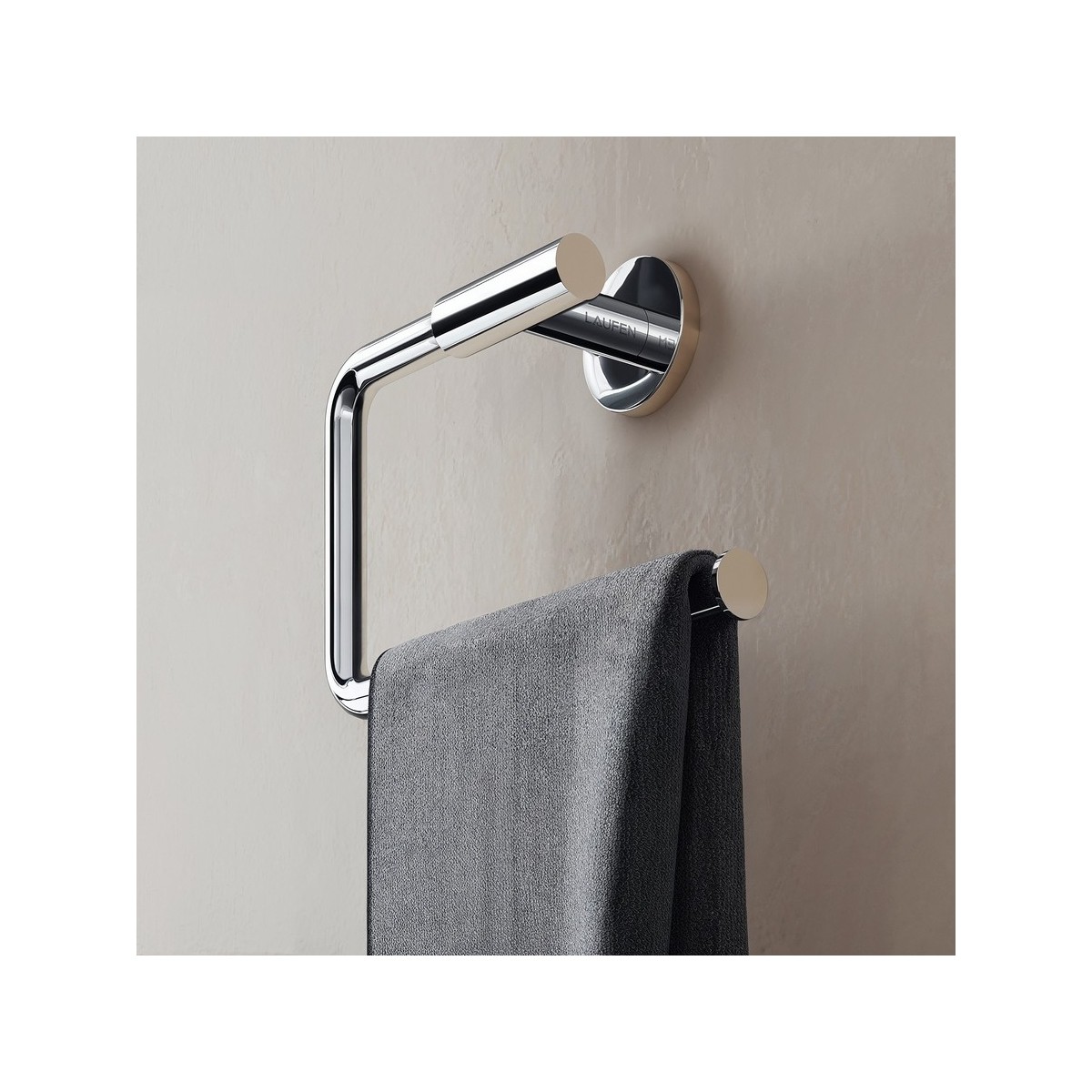 Niara porte-serviette anneau rose gold brossé 226x72x164 mm - LAUFEN H3810641620001 