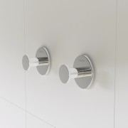 Cana patère à coller chromée chromé 55x41x55 mm - LAUFEN H3811330040001 