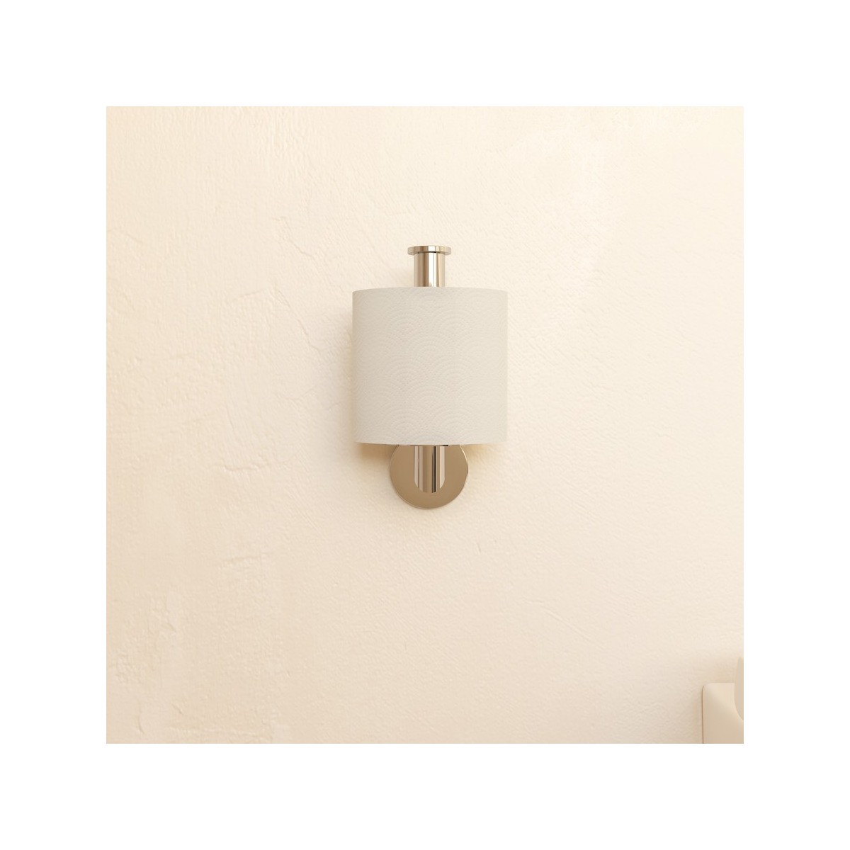 Niara porte-papier toilette vertical rose gold brossé 58x95x176 mm - LAUFEN H3840621620021 