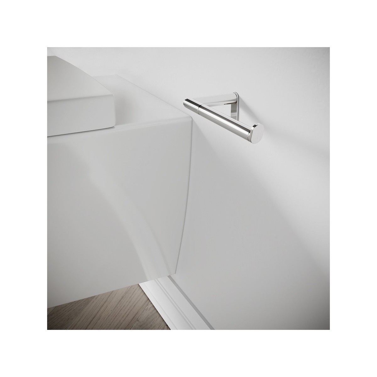 Hali porte-papier rouleau sans couvercle chromé chromé 160x73x53 mm - LAUFEN H3841720040001 