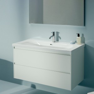 Lani meuble sous lavabo, 2 tiroirs, pour lavabo h810089 - LAUFEN H4035621122601 