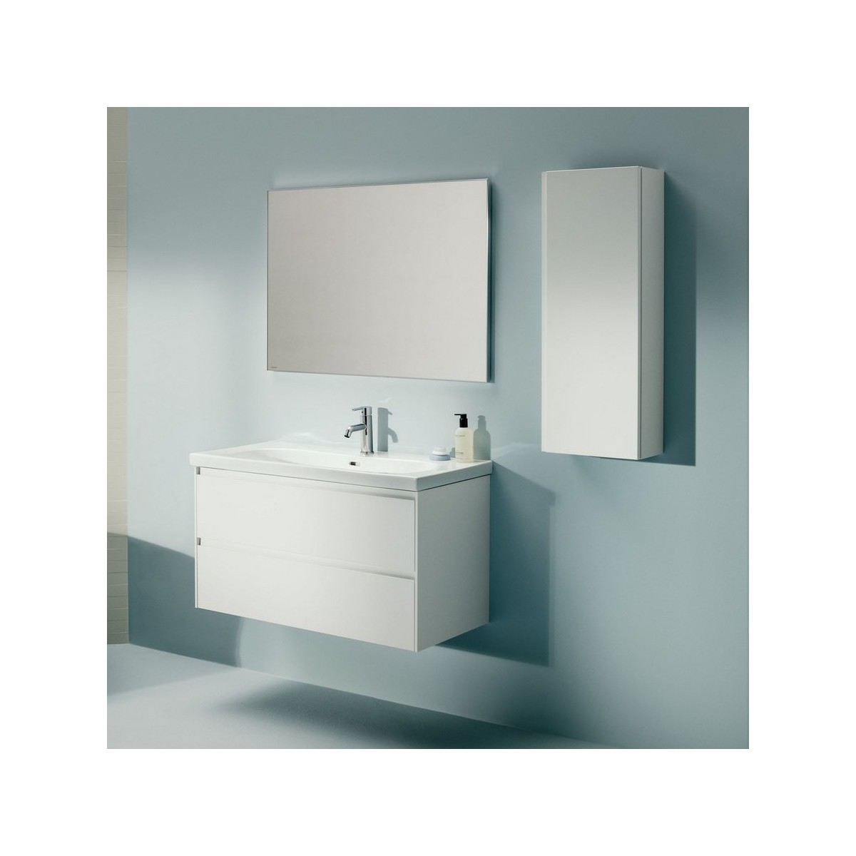 Lani meuble sous lavabo, 2 tiroirs, pour lavabo h810089 - LAUFEN H4035621122601 