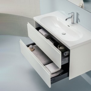 Lani meuble sous lavabo, 2 tiroirs, pour lavabo h810089 - LAUFEN H4035621122601 