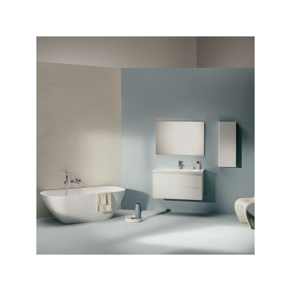 Lani meuble sous lavabo, 2 tiroirs, pour lavabo h810089 - LAUFEN H4035621122601 