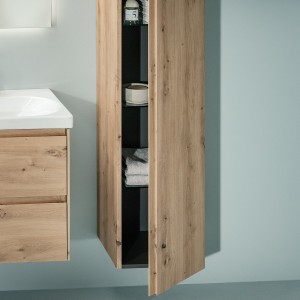 Lani armoire haute 1 porte charnières à gauche 355x335x1650mm chêne sauvage - LAUFEN H4037211122671 