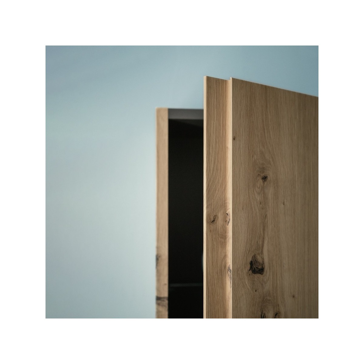 Lani armoire haute 1 porte charnières à gauche 355x335x1650mm chêne sauvage - LAUFEN H4037211122671 