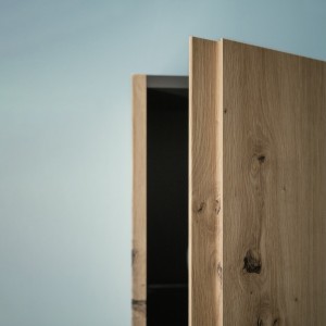 Lani armoire haute 1 porte charnières à gauche 355x335x1650mm chêne sauvage - LAUFEN H4037211122671 