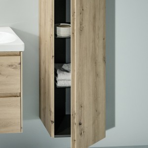 Lani armoire haute 1 porte charnières à droite 355x335x1650mm specialcolour - LAUFEN H4037221129901 