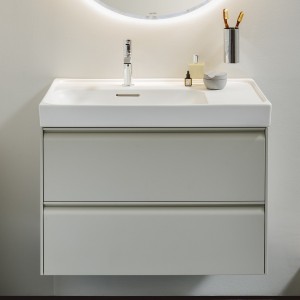 Meda meuble sous lavabo 800 2 tiroirs pour lavabo 817116 blanc mat 785x450x515mm - LAUFEN H4216020112601 