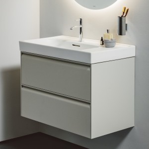 Meda meuble sous lavabo 800 2 tiroirs pour lavabo 817116 blanc mat 785x450x515mm - LAUFEN H4216020112601 