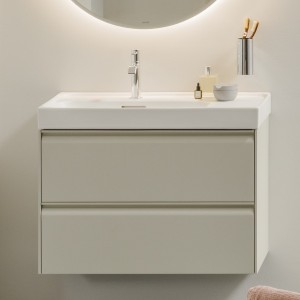 Meda meuble sous lavabo 800 2t pour lavabo 817116 gris traffic 785x450x515 mm - LAUFEN H4216020112661 