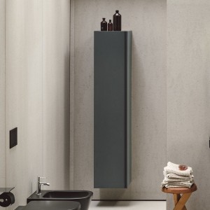 Meda armoire haute 1650 1 porte charnières à droite multicolour 355x335x1650 mm - LAUFEN H4216520119991 