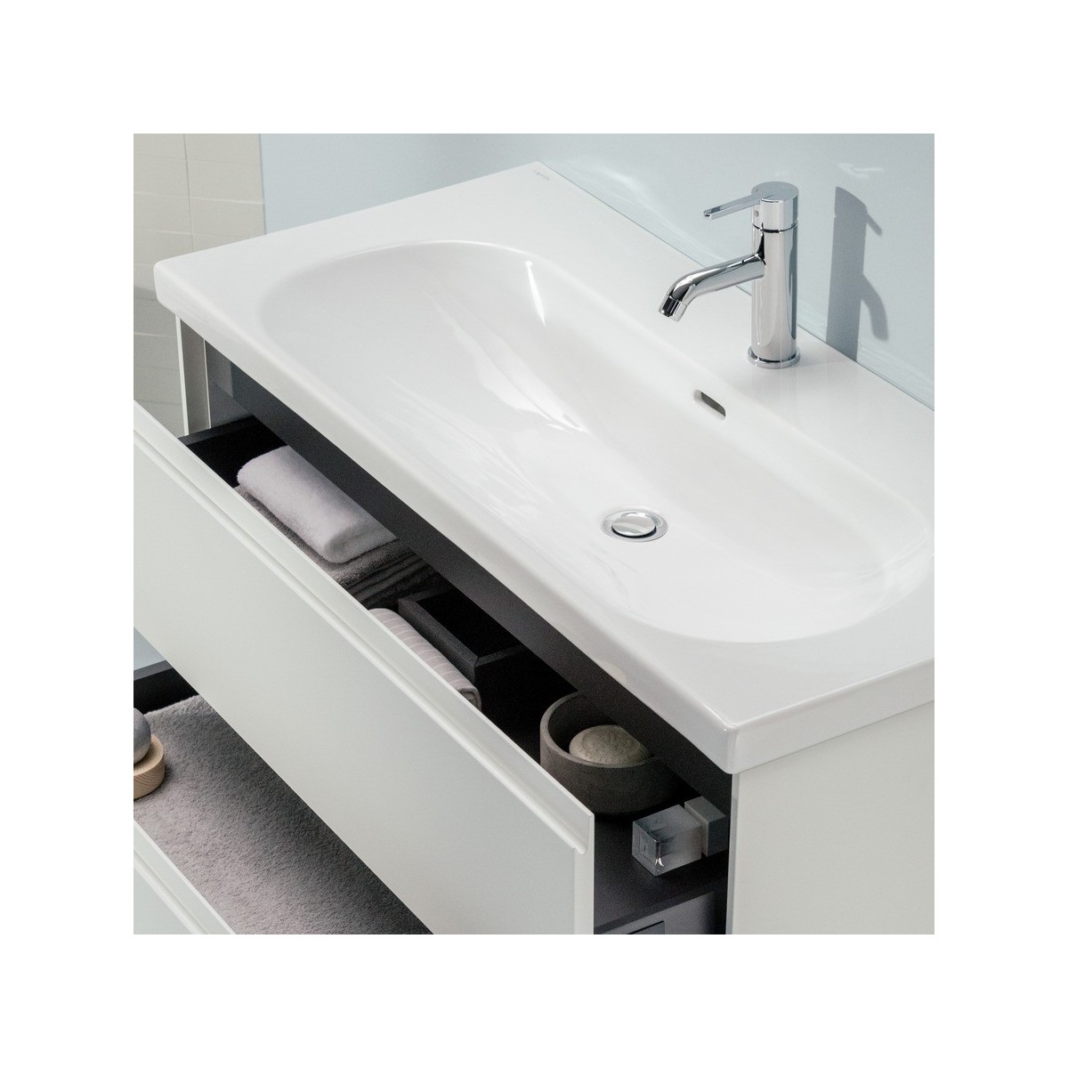 Lavabo lua 100 lccb - LAUFEN H8100894001041 