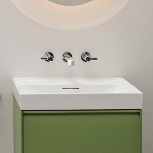 Meda lavabo mural ou à poser sur meuble graphite mat 600x460x80 mm - LAUFEN H8101137581091 