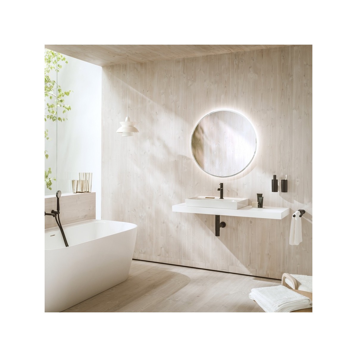 Meda lavabo à poser sur plan face inférieure meulée blanc 650x460x80 mm - LAUFEN H8161140001041 