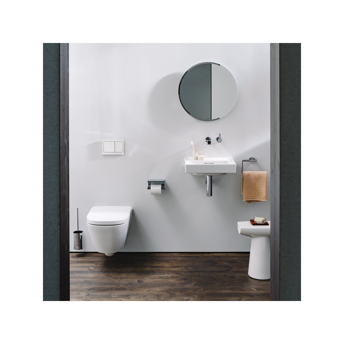 Meda cuvette susp compacte silent flush ss bride graphite mat 490x360x355 - LAUFEN H8201137580001 