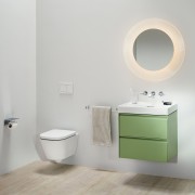 Meda pack wc susp cpt ss bride silent flush ab frein de ch noir mat 490x360x355 - LAUFEN H8661137160001 