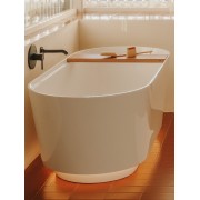 Tura baign îlot stonex vid clic-clac t-plein tablette éclairage led 170x75 blc - ROCA A248672000 