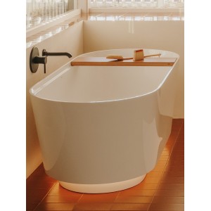 Tura baign îlot stonex vid clic-clac t-plein tablette éclairage led 170x75 blc - ROCA A248672000 