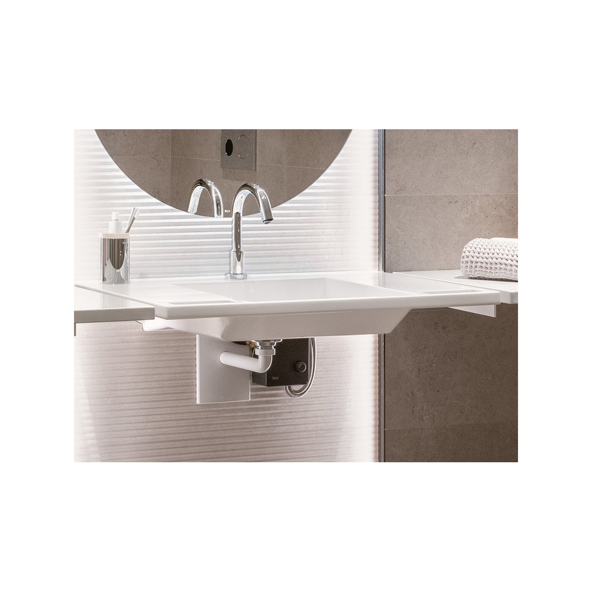 Access lavabo stonex 850x550 - ROCA A2W8004000 