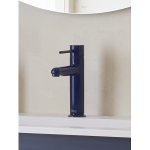 Nu mitigeur lavabo "s" corps lisse poignée fine bleu cobalt - ROCA A5A323FP00 