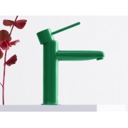 Nu mitigeur lavabo "s" corps lisse poignée fine vert menthe - ROCA A5A323FP20 