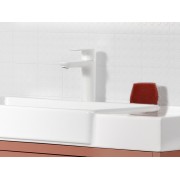 Cala mitigeur lavabo "s" corps lisse cold start blanc mat - ROCA A5A326EB00 