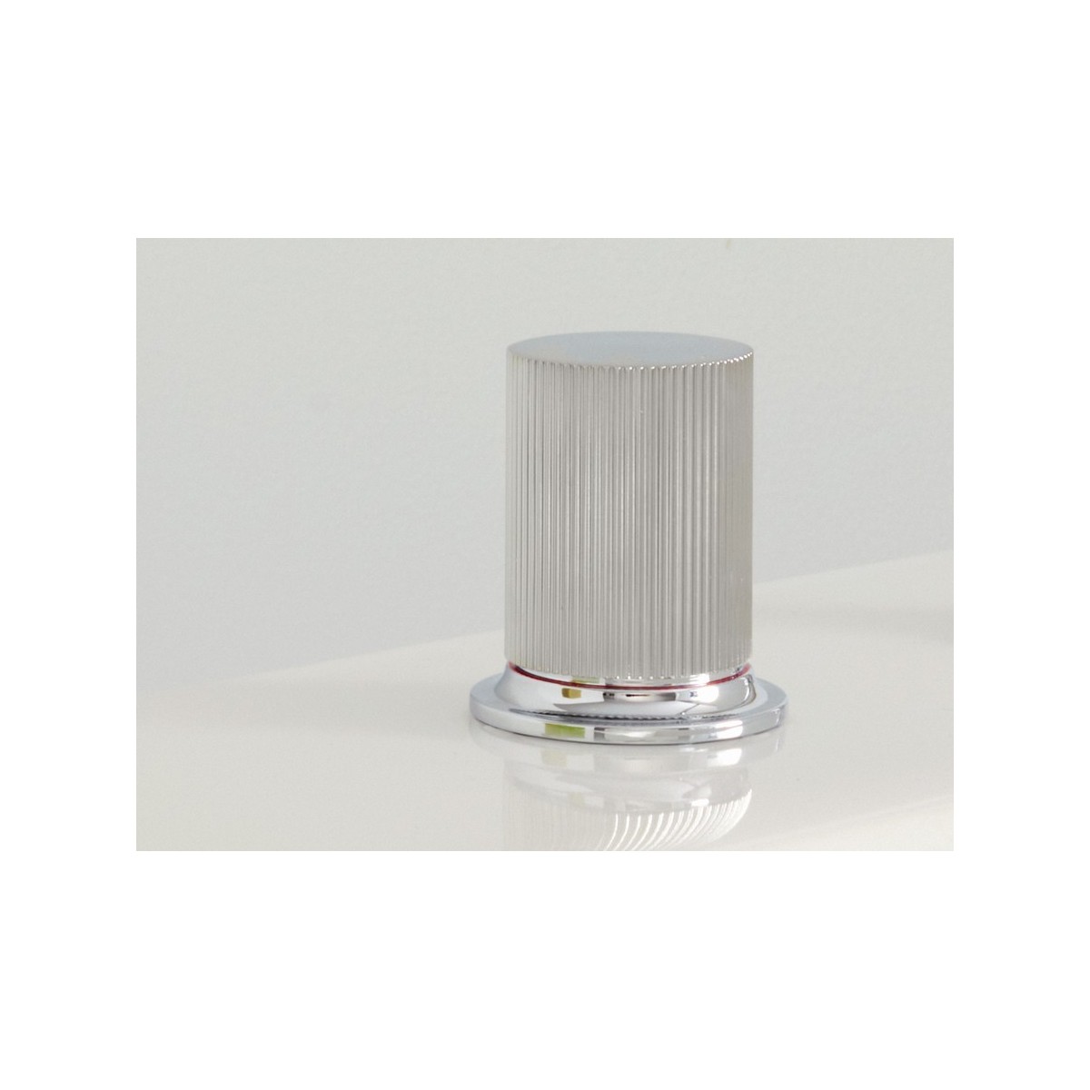 Nu mélangeur pour lavabo "l" 3 trous corps lisse poignées cannelées. chromé - ROCA A5A3E3FC00 