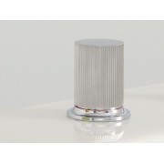 Nu mélangeur pour lavabo "l" 3 trous corps lisse poignées cannelées. chromé - ROCA A5A3E3FC00 