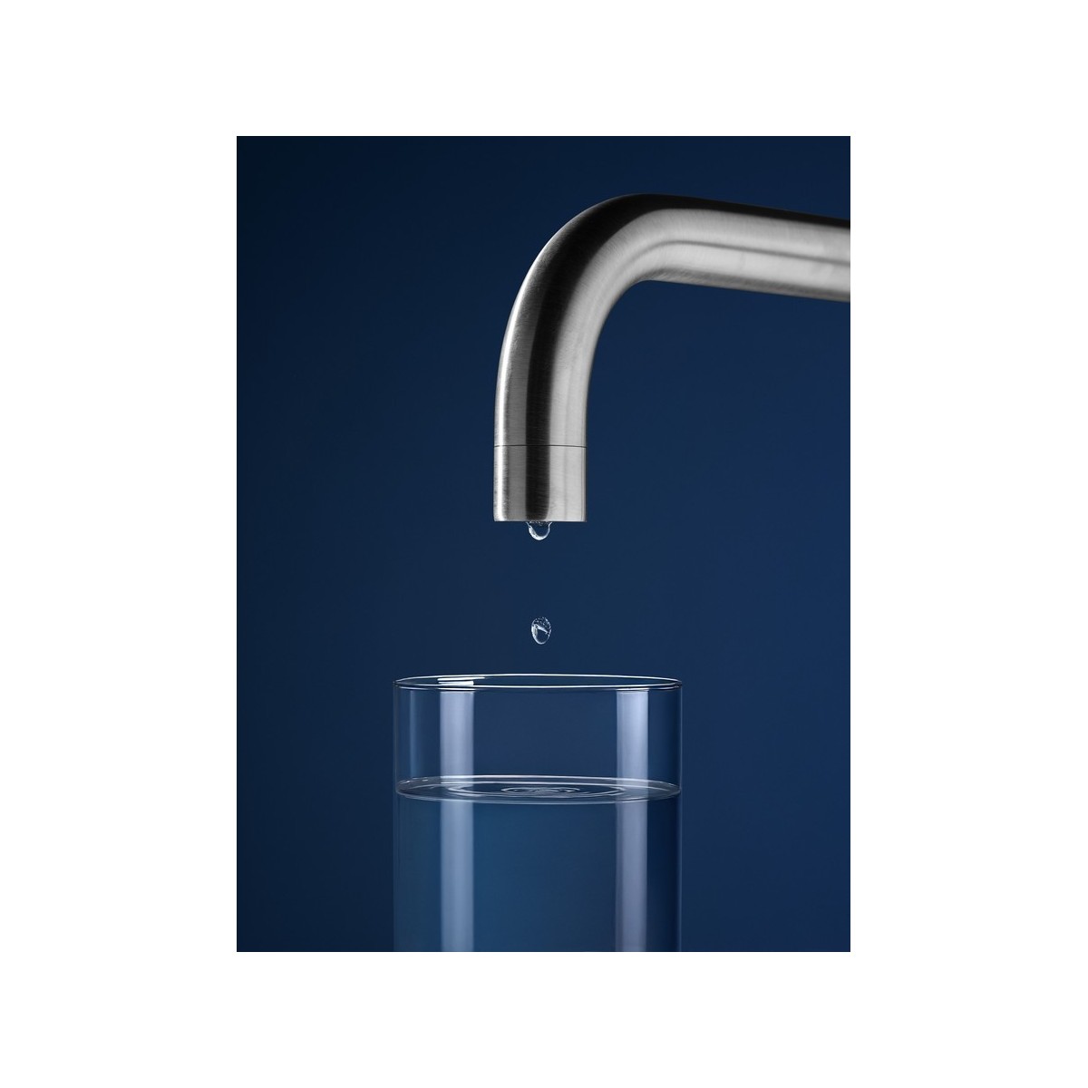 Aquafy mitigeur évier à bec tube à double sortie acier inox - ROCA A5A8C3GSM0 