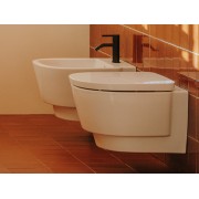 Tura abattant frein de chute déclipsable en urea blanc brillant - ROCA A801F02002 